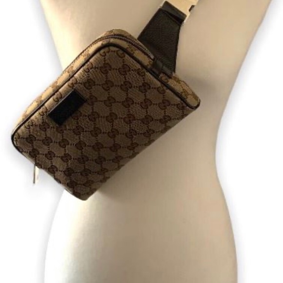 Authentic New GUCCI WOMEN GUCCISSIMA GG CROSS BODY/BELT BAG PACK, BROWN. - Picture 5 of 10
